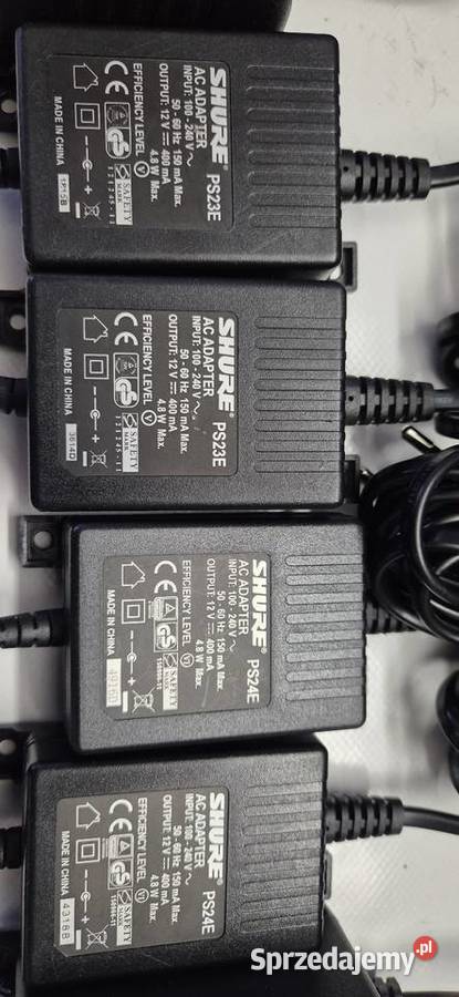 Shure oryginalny zasilacz 20E23E24E Konin