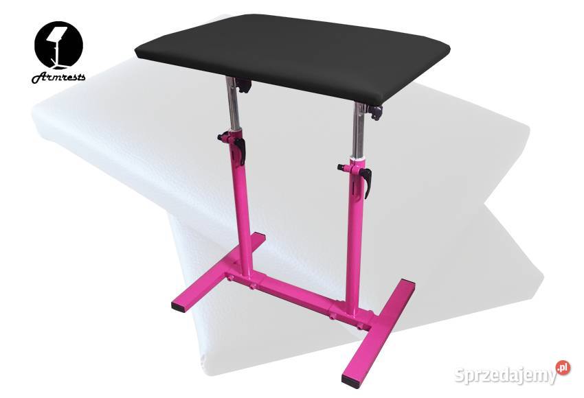 Podnóżek do tatuażu regulowany podwójny H2 PINK Wyposażenie salonów Olsztyn