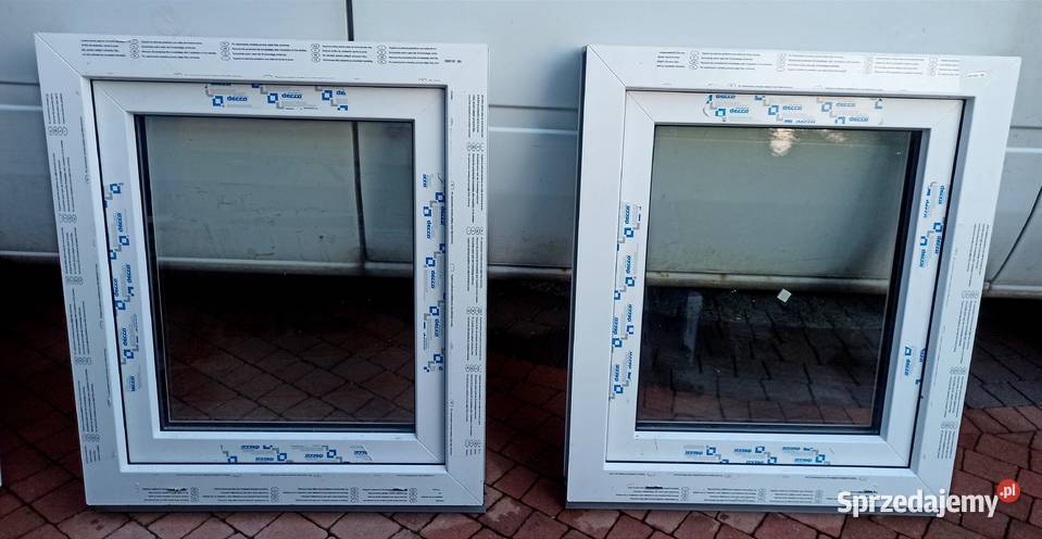 NOWE OKNO PCV 65x75 na otwór 70x80 Białe RU Ropczyce
