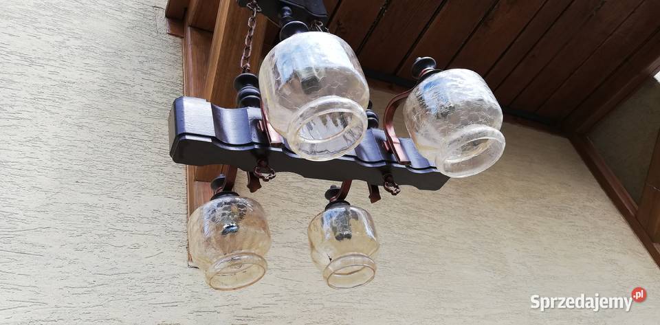 Żyrandol stylowy lampa sufitowa zwis oświetlenie Garwolin