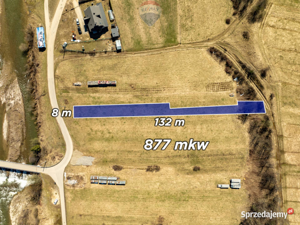 DZIAŁKA BUDOWLANA CHOCHOŁÓW 877m2 małopolskie Chochołów