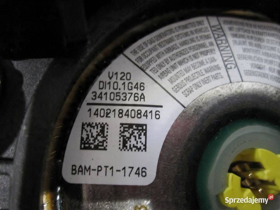 FORD FIESTA MK7 VII LIFT 14r AIRBAG poduszka