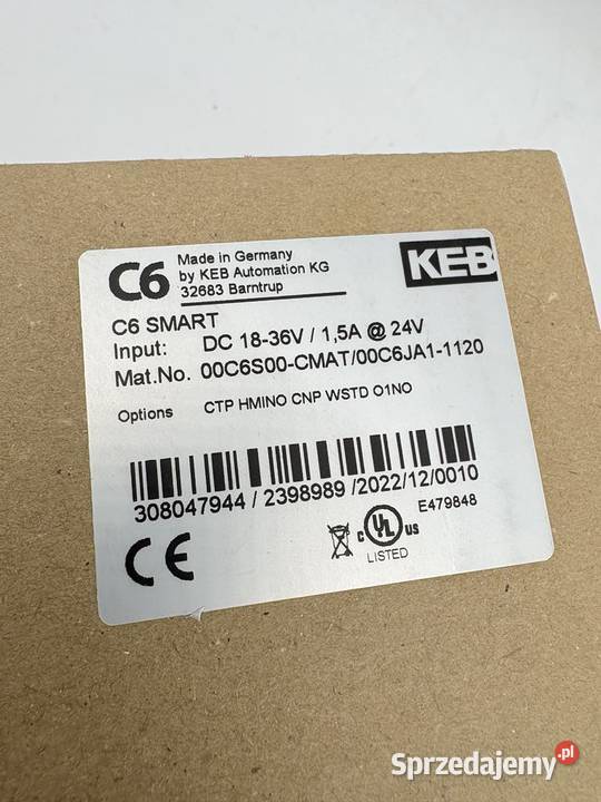 KEB 00C6S00 CMAT 00C6JA1 1120 Industrial PC Warszawa