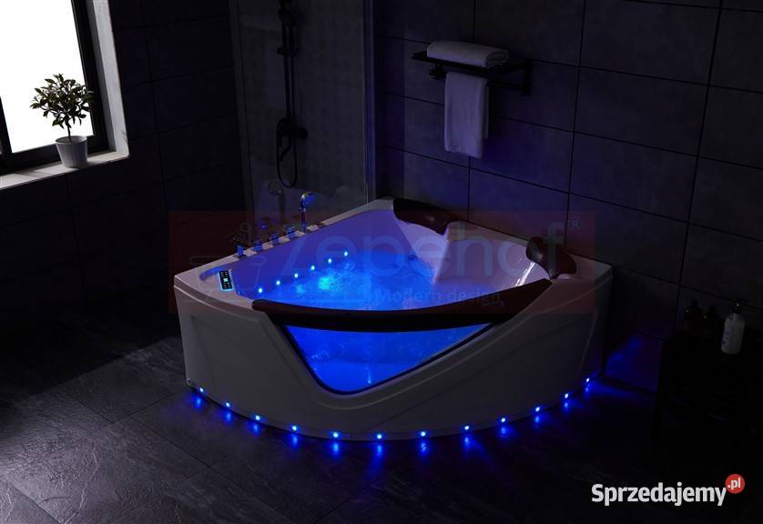 Wanna z hydromasażem LS2250 narożna Hydraulika i armatura Grabówka
