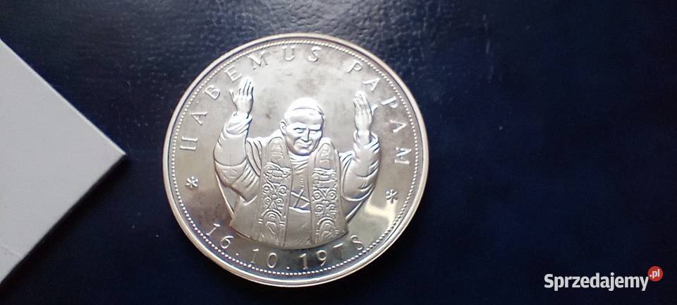 Stare monety Medal Jan Paweł II 377 srebro Lesko