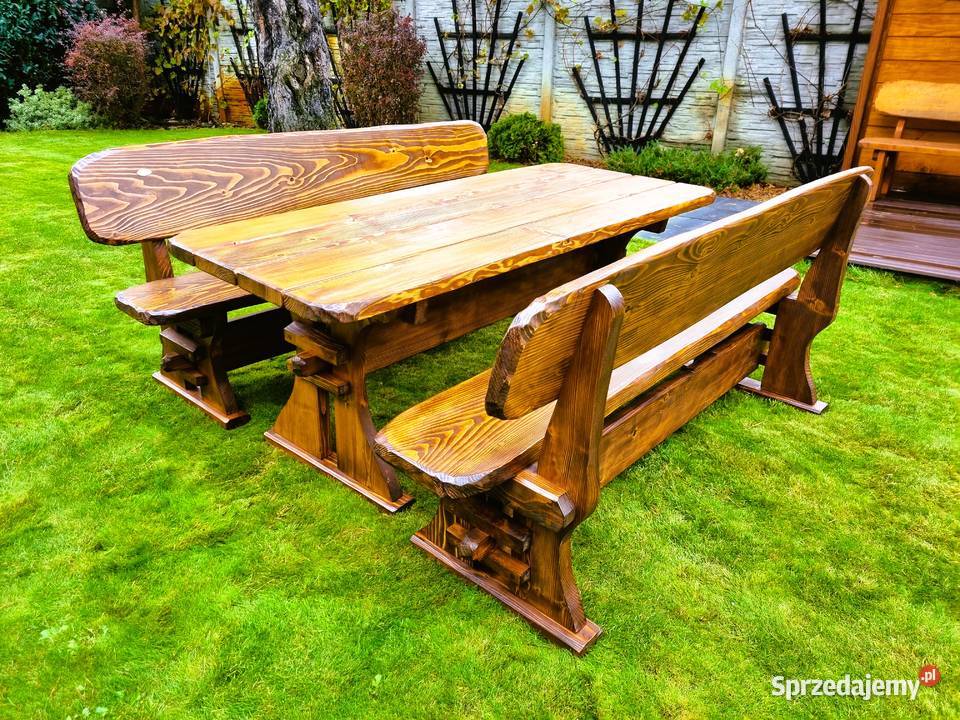 Meble do ogrodu ogródka drewniane taras ogrodowe Chrząstowice sprzedam