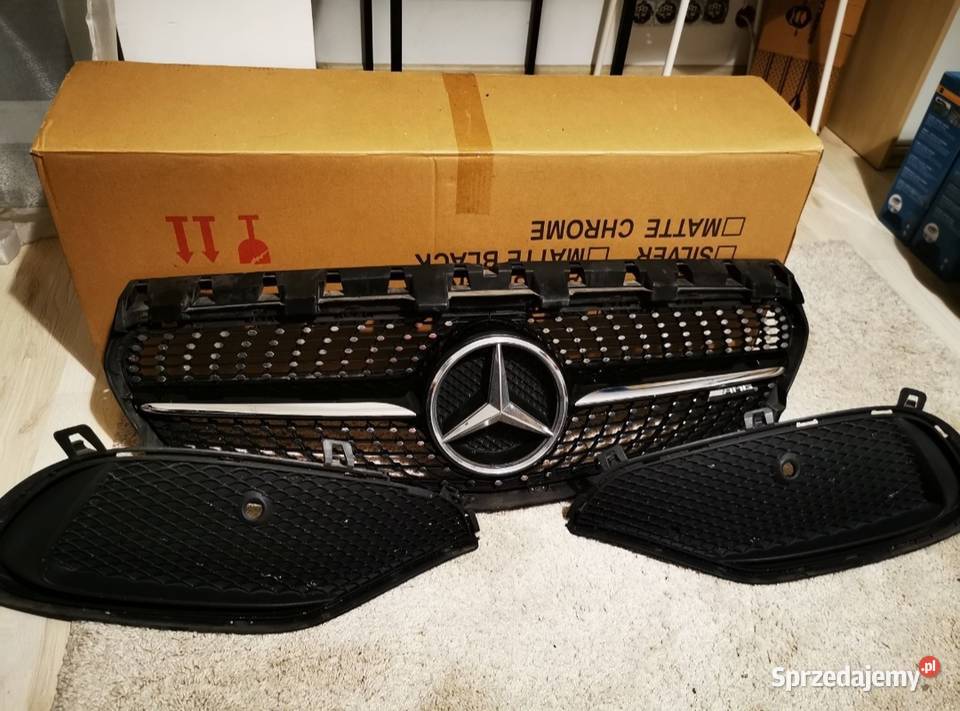Mercedes CLA grill diamond kratki zderzaka Poznań
