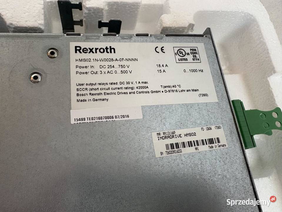 Bosch Rexroth R911309078 CSH011C PB ENS NNN NNN Warszawa