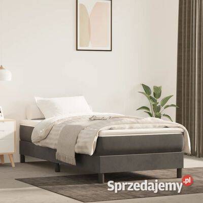 vidaXL Rama łóżka ciemnoszara 90 x 200