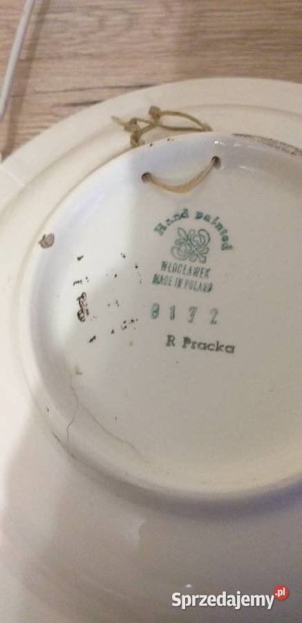 Talerz z czasów prl łódzkie Przedbórz sprzedam