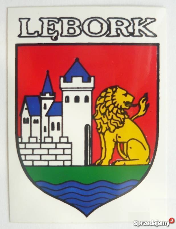 NAKLEJKA LĘBORK HERB Pozostałe pomorskie Lębork