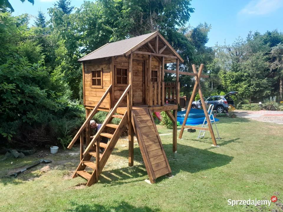 Domek drewniany plac zabaw Dębica sprzedam