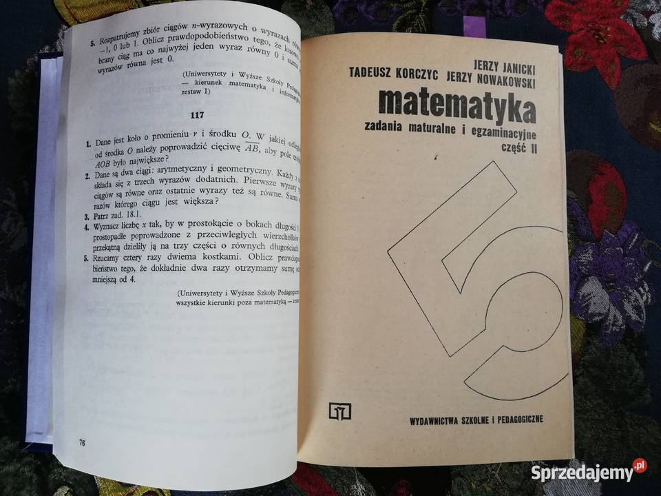 Matematyka zadania maturalne i egzaminacyjne Kraków