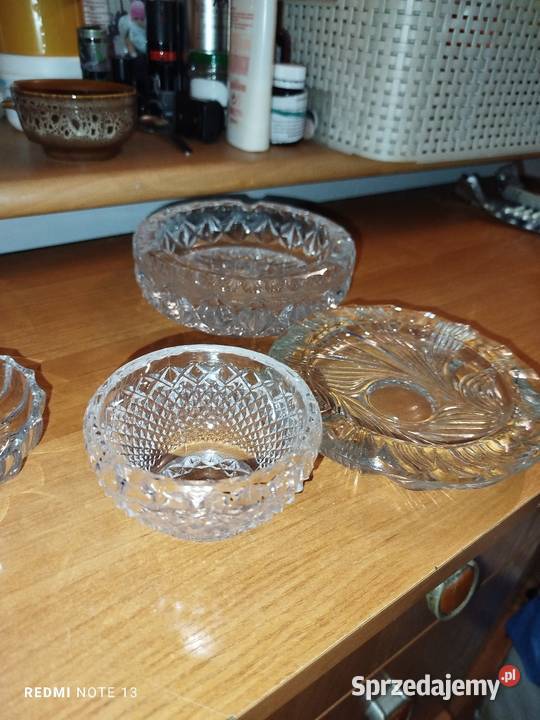 Piękne kryształy z czasów PRLu Porcelana i szkło Łódź sprzedam