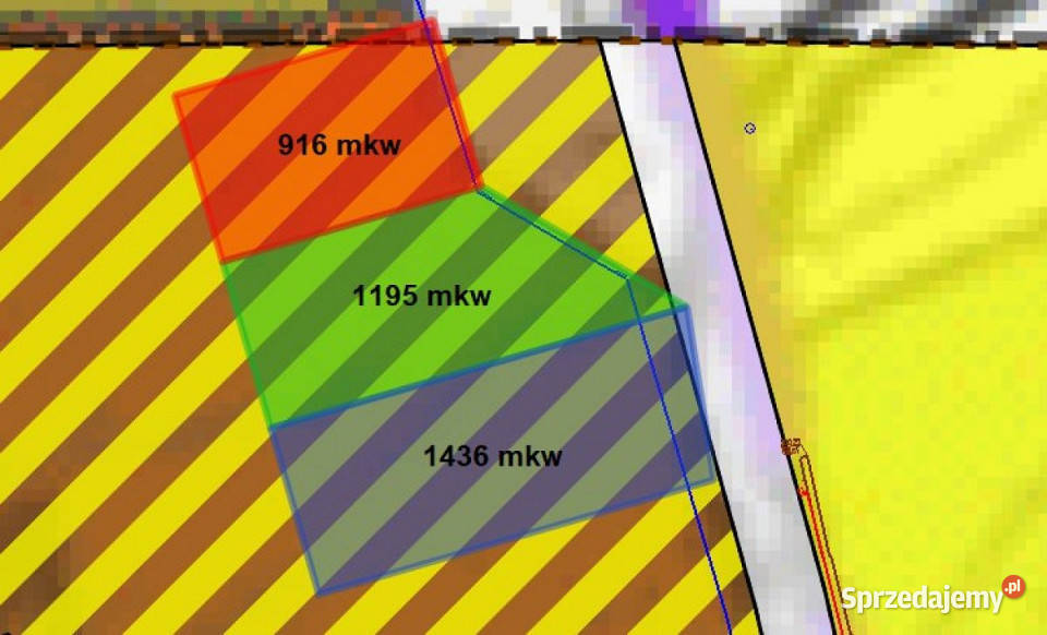 Działka 1436 metrów Snopków