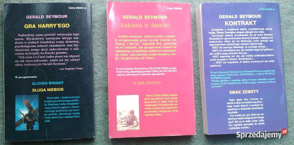 3 Sensacje Gerald Seymour Seria