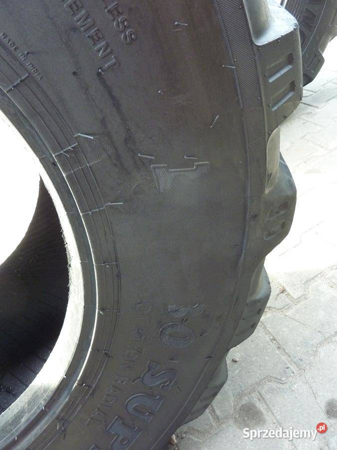 2x Opona używana rolnicza 60055R265 BKT FL630 Zaścianki