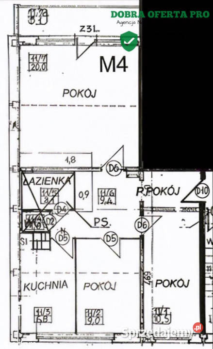3 POKOJE Z WIDOKIEM MORENA 627 M pomorskie Gdańsk