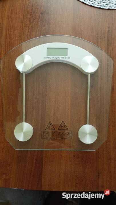 Elektroniczna waga łazienkowa szklana