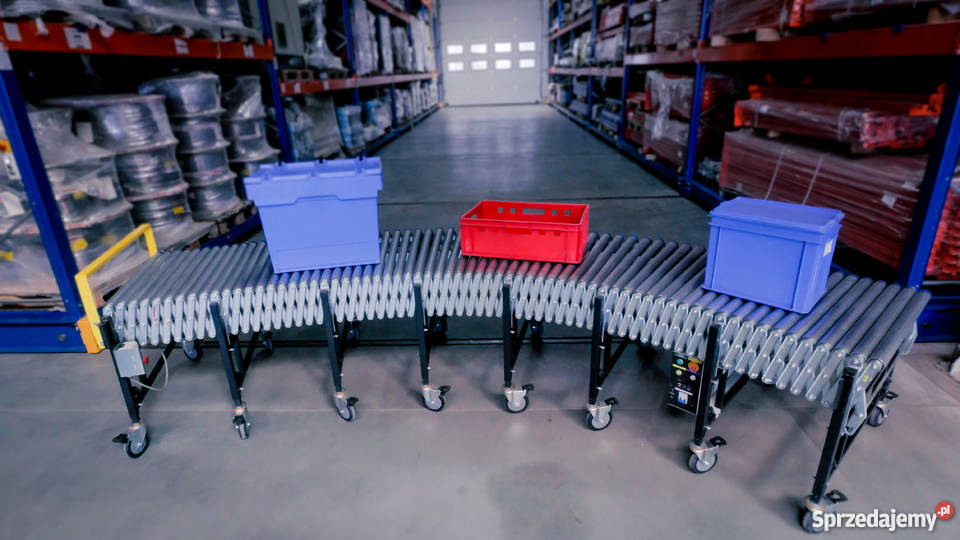 Przenośnik rolkowy elastyczny harmonijka pomorskie Chojnice