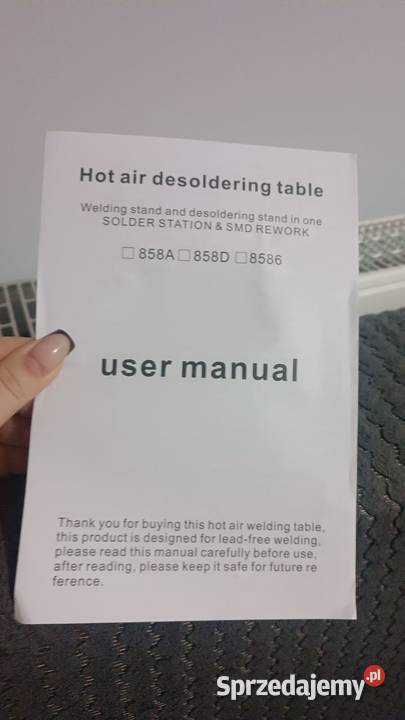 Stacja lutownicza na gorące powietrze Hot Air śląskie Częstochowa