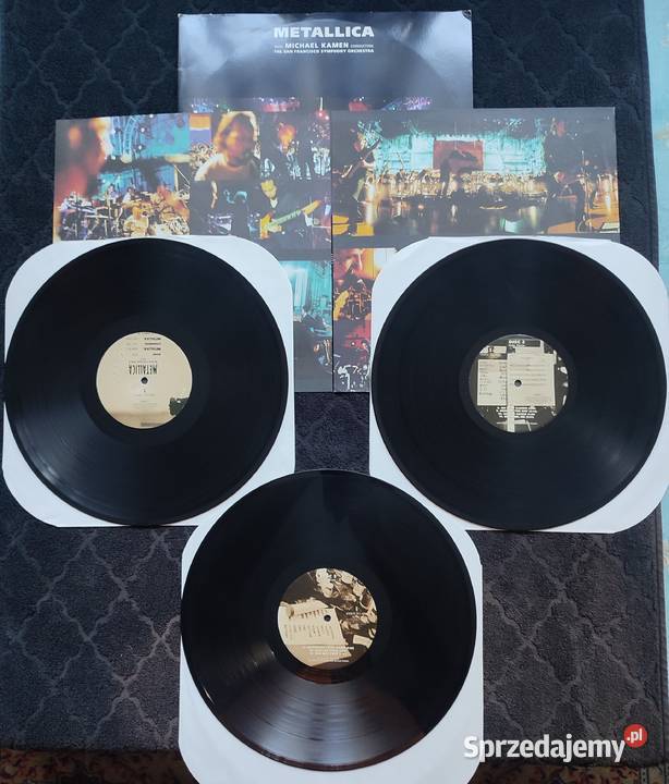 Płyty winylowe zespołu Metallica 3 x vinyl Płyty i kasety podlaskie Białystok