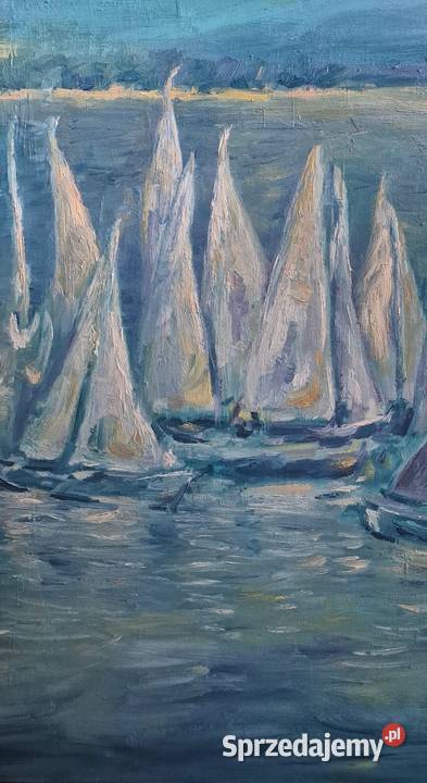 Żaglówki na Jeziorze Powidzkim Gniezno