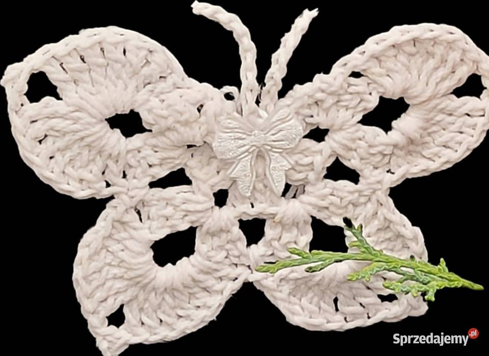 Motylki zawieszki choinkowe małopolskie Krzywaczka