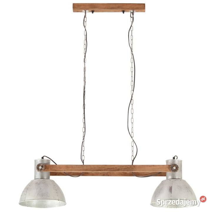 vidaXL Industrialna lampa wisząca 25 W srebrna Warszawa