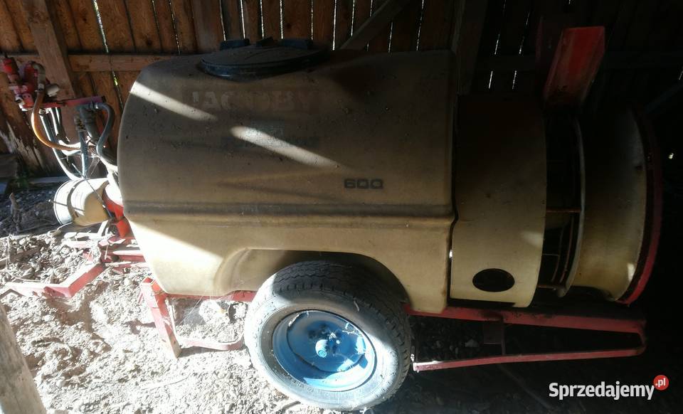 Opryskiwacz sadowniczy 600l ślęza jacoby do nieuszkodzony Zaczepiane Urzędów