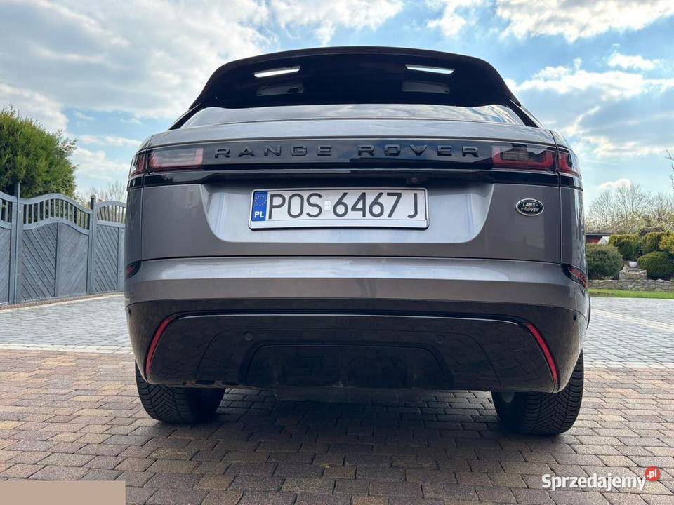 Land Rover Range Rover Velar 20 diesel 4x4 204 szary Ostrów Wielkopolski