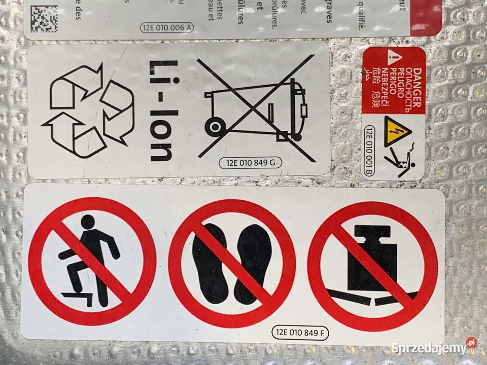 BATERIA HYBRYDA VW GOLF VII 12E915703A 115 osobowe sprzedam