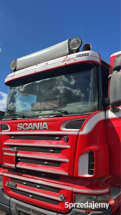 Scania R500 V8 8x4 rama Hakowiec Częstochowa