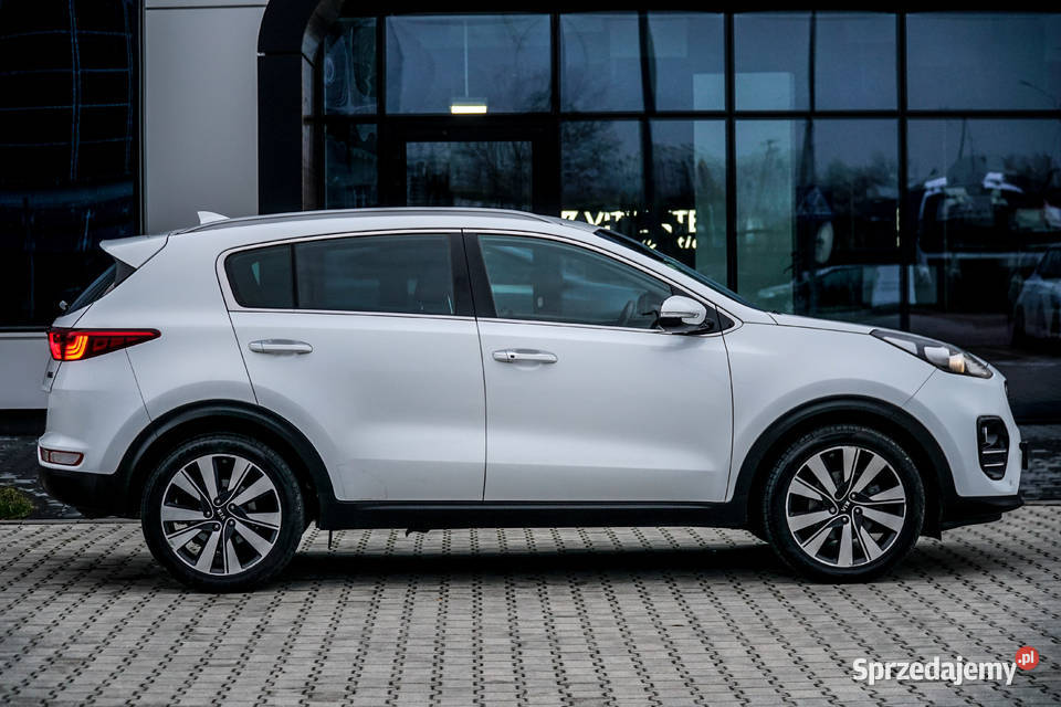 Kia Sportage Biała Perła Kamerka Nawigacja Stan elektryczne szyby Kielce
