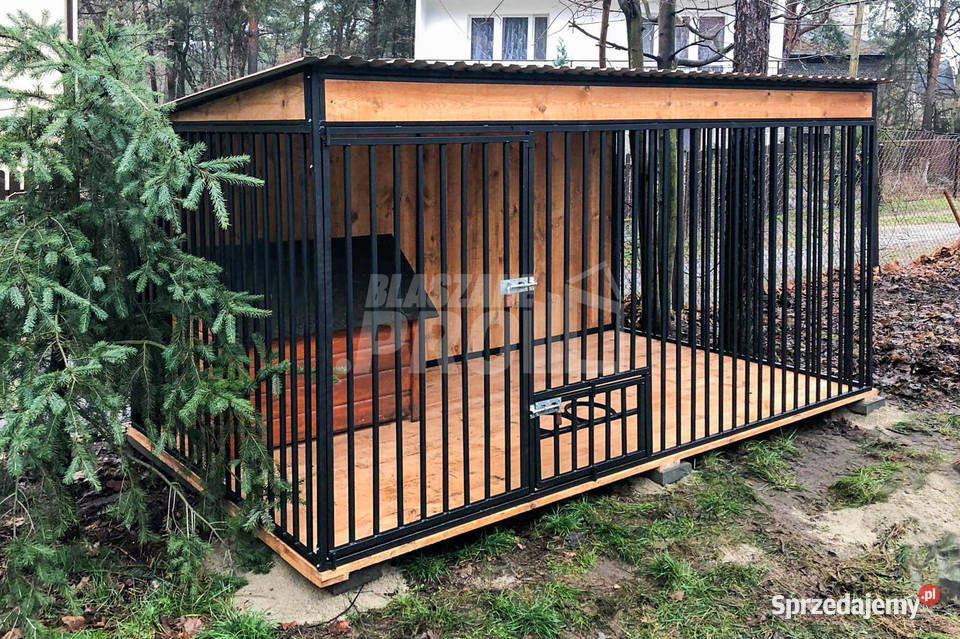 Kojec psów 3x2m Wiatrołap Drewniana podłoga zachodniopomorskie Drawsko Pomorskie