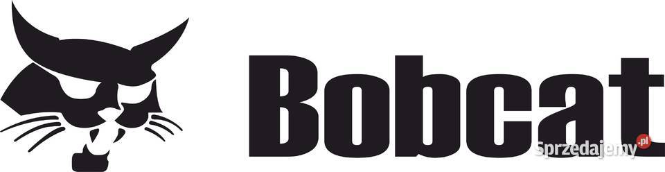 Naklejka napis z logiem BOBCAT czarna ploterowa Kamionna sprzedam