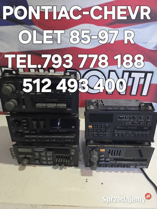 RADIO CD PONTIAC CHEVROLET 8597 R osobowe Kawnice sprzedam