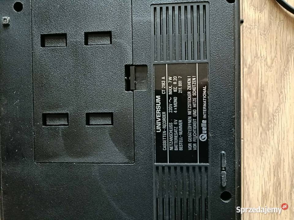 Magnetofon kasetowy kaseciak odtwarzacz kaset Wrocław