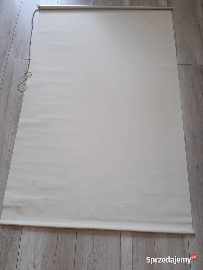 Roleta żaluzja okienna kremowa srebrna powłoka Wystrój okien Chorzów