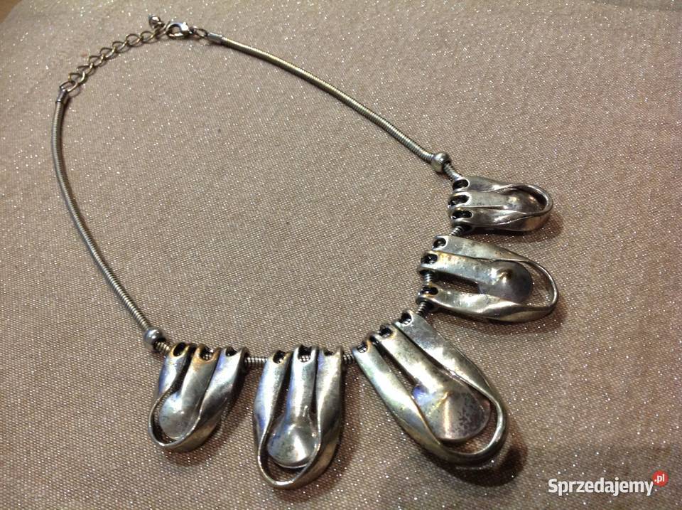Masywny Naszyjnik Hoker Damski Vintage Nowa Sól sprzedam