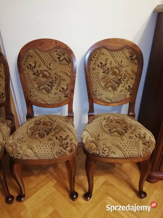 Krzesła Antykikomplet4 sztuki Warszawa sprzedam