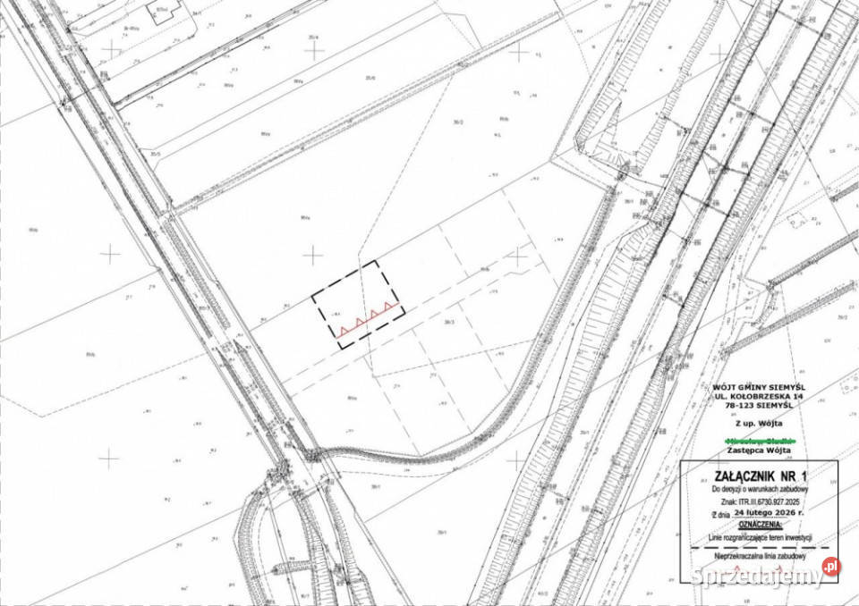 Działki budowlane 1070m do 1750m2 w pobliżu zachodniopomorskie Niemierze sprzedam