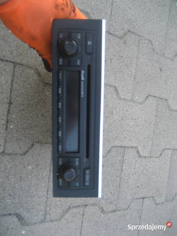 audi a4 b6 b7 radio concert 8e0035186d brak kodu osobowe Sprzęt audio fabryczny Rakoniewice