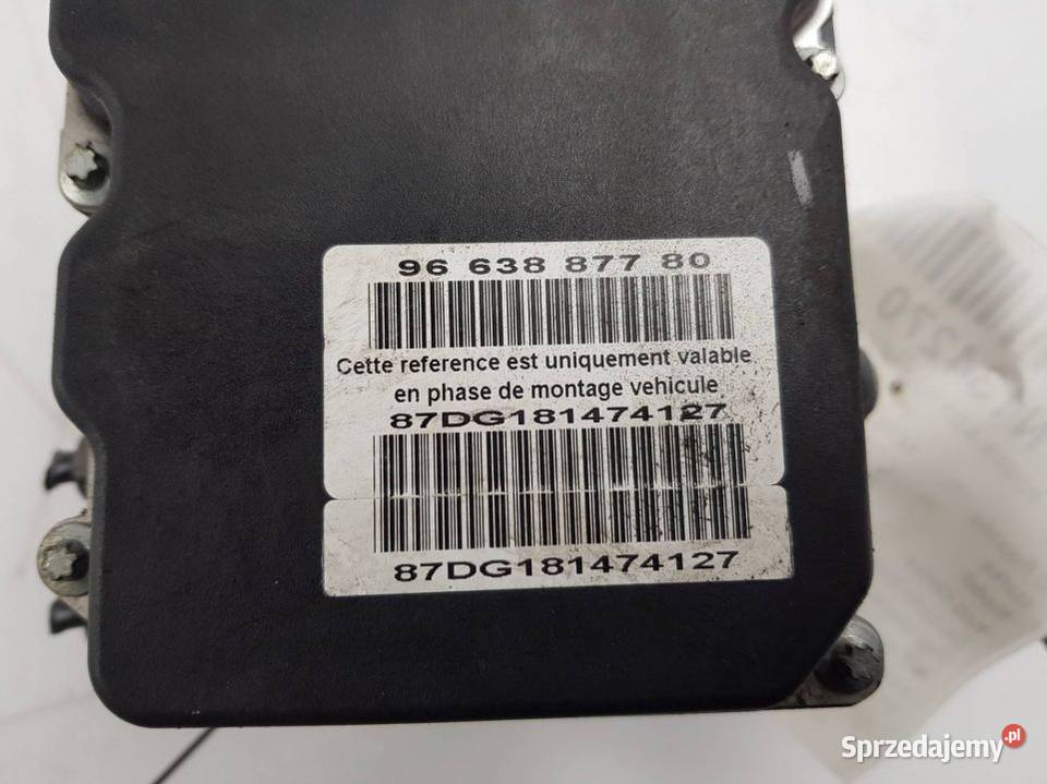 POMPA ABS HAMULCOWA 9663887780 CITROEN C5 III osobowe