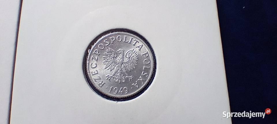 Stare monety 2 grosze 1949 normalna i skrętka podkarpackie sprzedam