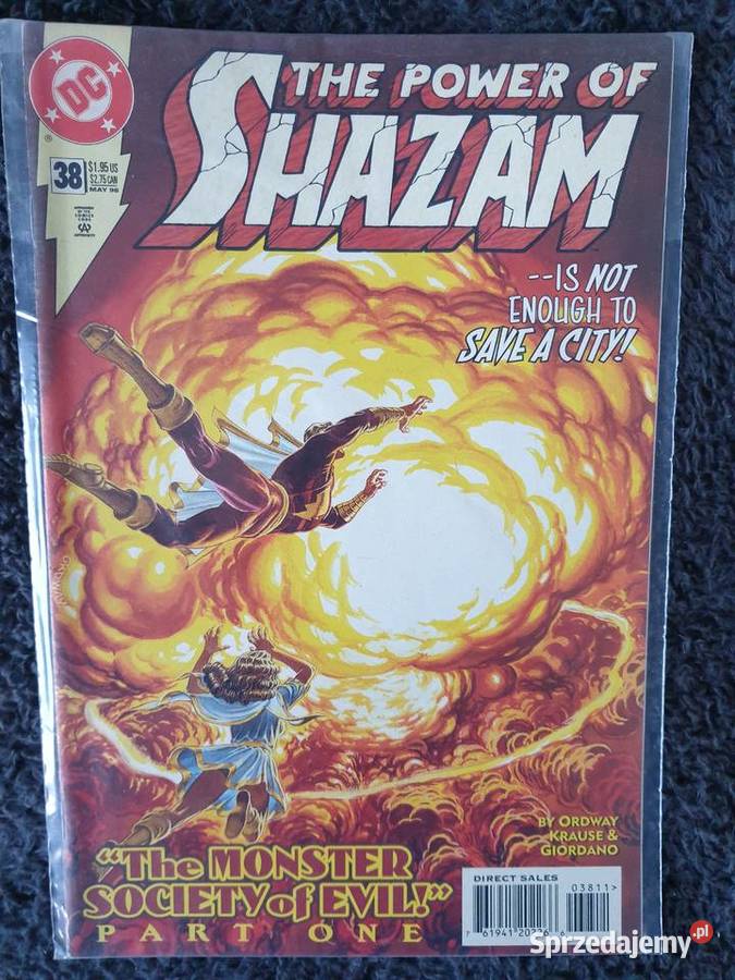 The Power Of Shazam zestaw 8 komiksów DC USA Amerykańskie Gdynia