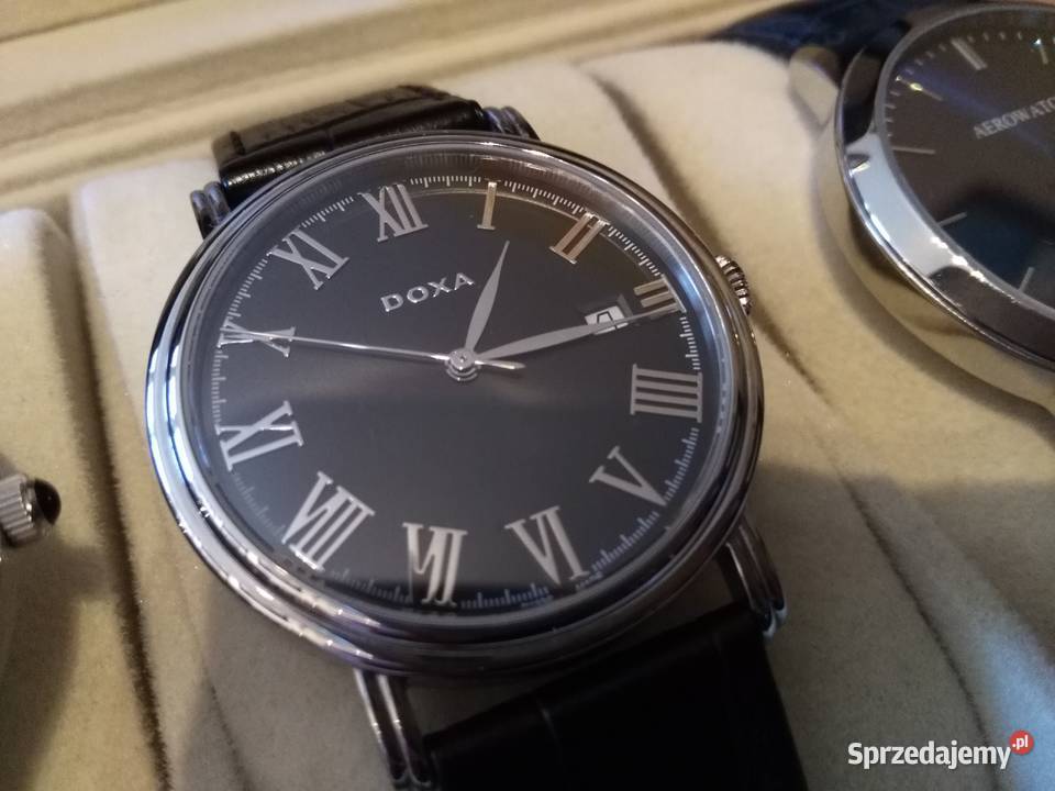 Doxa Royal klasyka piękny oryginał Swiss szafir Włocławek