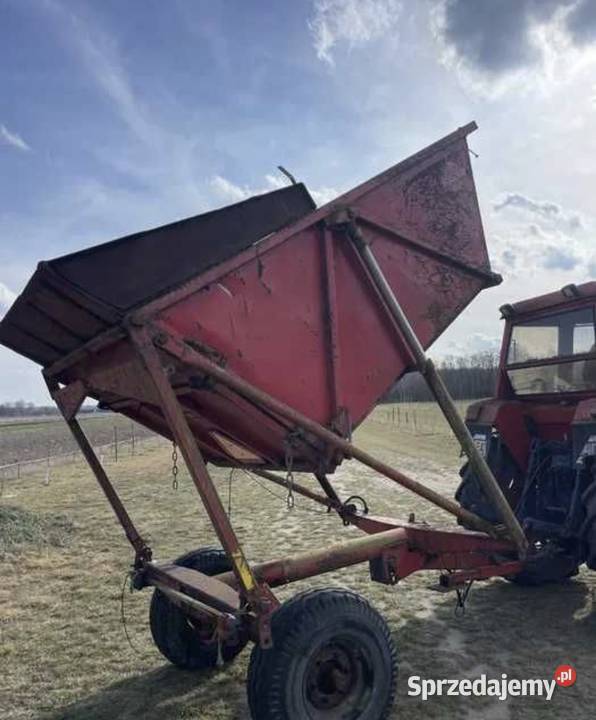 Przyczepa Wywrotka Rolnicza Wysoki wywrot Podskarbice Szlacheckie sprzedam