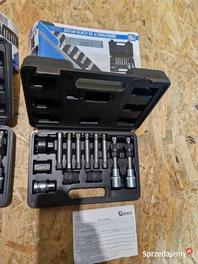 ZESTAW KLUCZY DO ALTERNATORÓW 13EL G02780 GEKO Głogowa