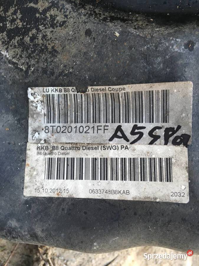 zbiornik paliwa audi a5 sportback 30tdi Quattro zachodniopomorskie Szczecin